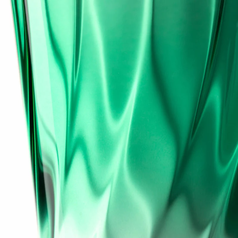 Leonardo Trinkglas Twist, Wasserglas, Saftglas, Kalk-Natron-Glas, Grün, 300 ml, 046972