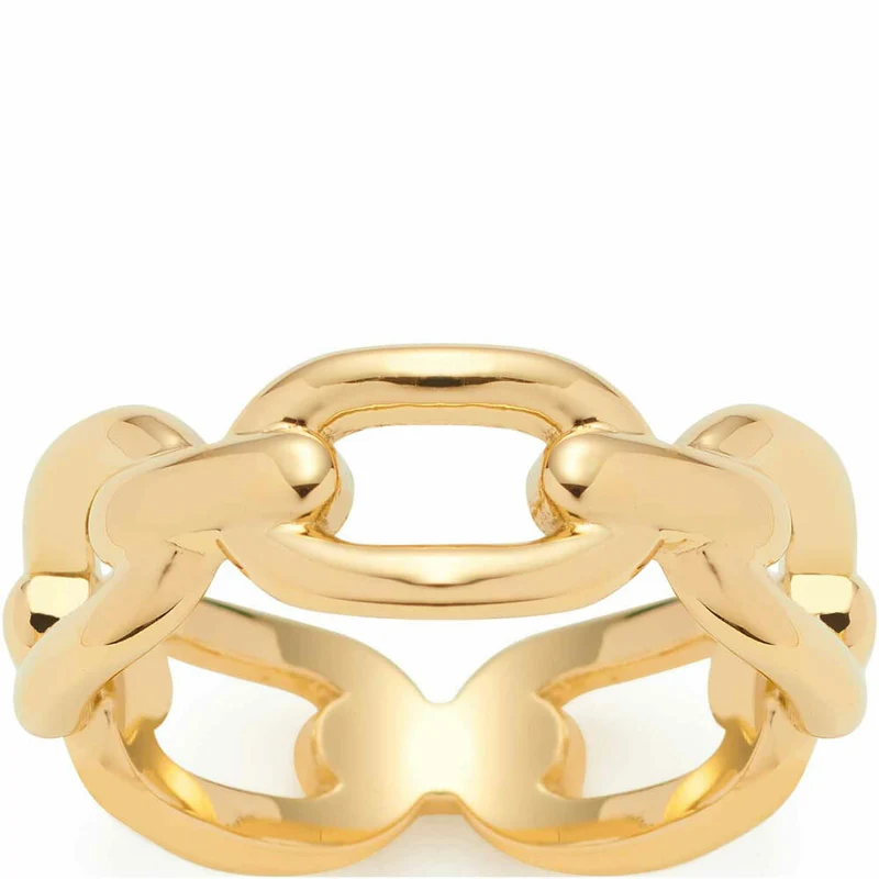 Leonardo Jewels Ring Mathilde, Fingerring, Fingerschmuck, Schmuck, Größe 19, Edelstahl IP Gold , 024271
