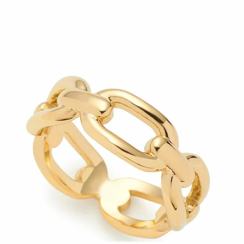 Leonardo Jewels Ring Mathilde, Fingerring, Fingerschmuck, Schmuck, Größe 20, Edelstahl IP Gold , 024272