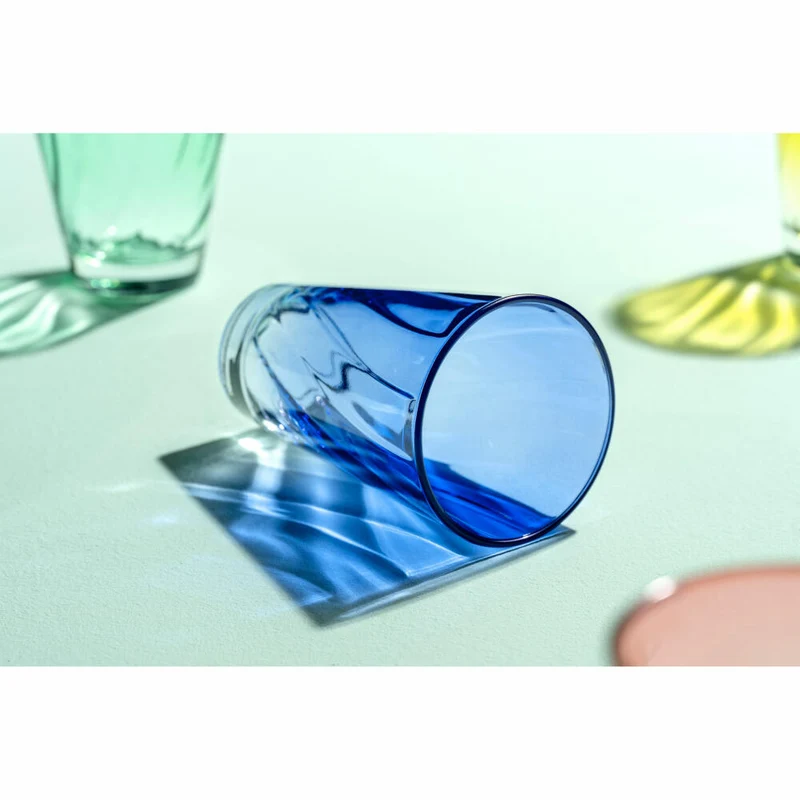 Leonardo Trinkglas Twist, 4er Set, Wasserset, Saftglas, Kalk-Natron-Glas, 300 ml, 046975