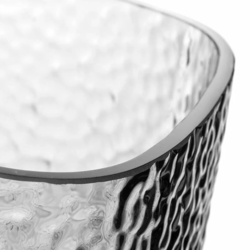 Leonardo Vase Martello, Dekovase, Blumenvase, Glas, Grau, H 29 cm, 033198