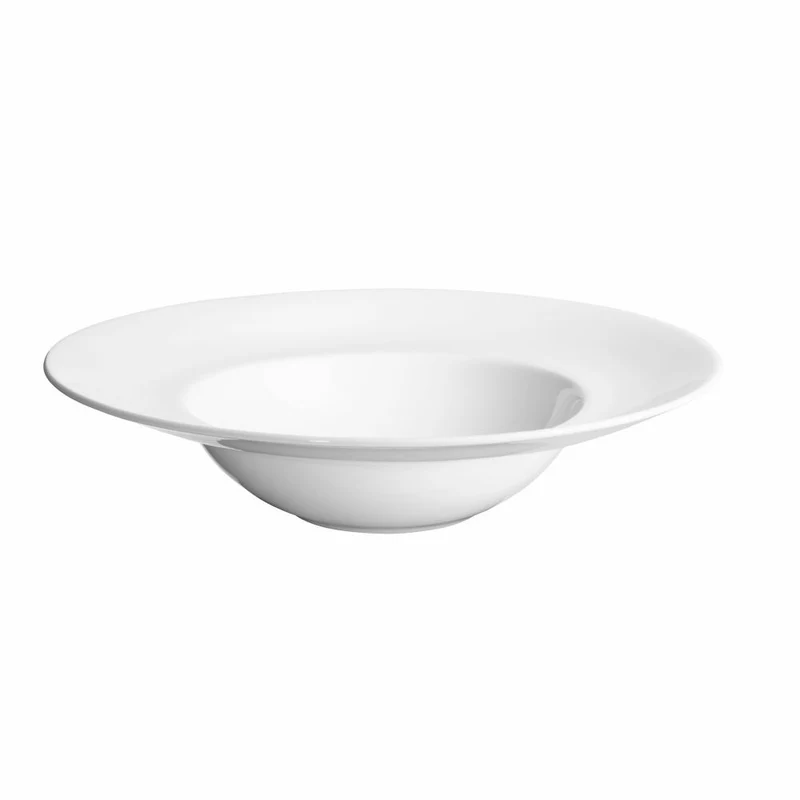 ASA Selection Risotto Gourmetteller, mit Fahne, Speiseteller, Teller, Fine Bone China, Ø 23 cm, 20261013