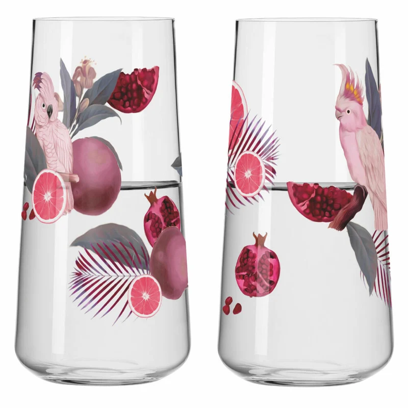 Ritzenhoff D-TOX Sommersonett F24, 2er Set, R. Richter, Universalglas, Kristallglas, 614 ml, 6151002