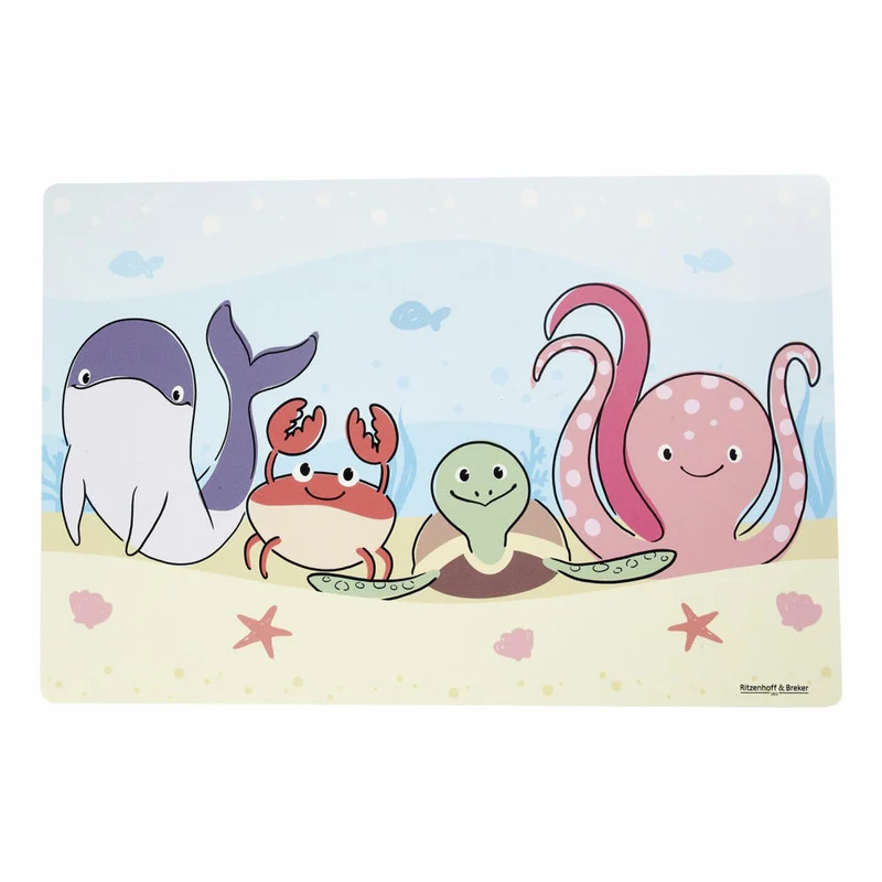 Ritzenhoff & Breker Unterwasserwelt Platzmatte, Tischset, Kinder, Kunststoff, 30 x 45 cm, 318944