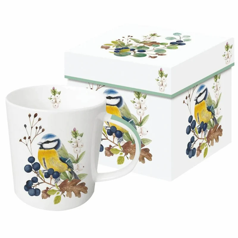 PPD Oiseau en Nature Trend Mug, in Geschenkbox, Henkelbecher, Kaffeebecher, Becher, Tasse, New Bone China, 400 ml, 160302275