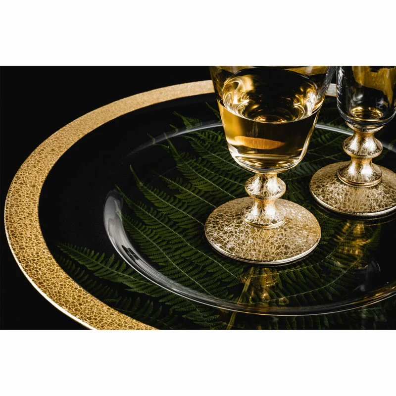 Eisch Rotweingläser Gold Rush, 2er Set, Rotweinglas, Weinglas, Kristallglas, Gold, 290 ml, 74358611