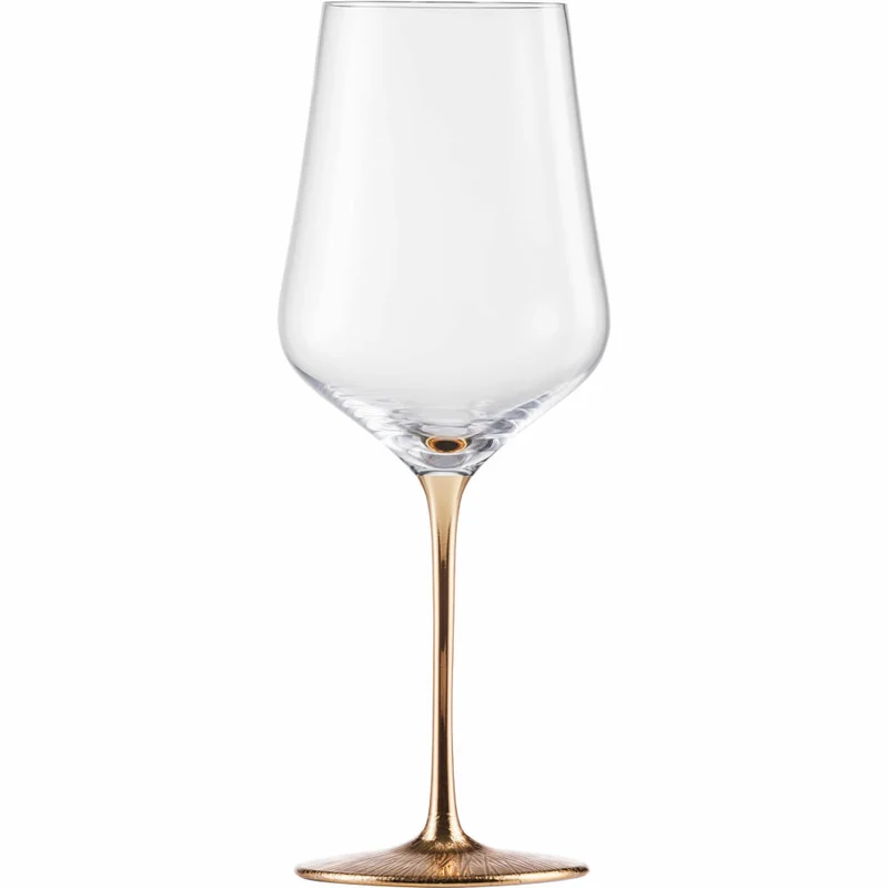 Eisch Bordeauxgläser Ravi Gold, 2er Set, Rotweinglas, Weinglas, Kristallglas, 620 ml, 75751821
