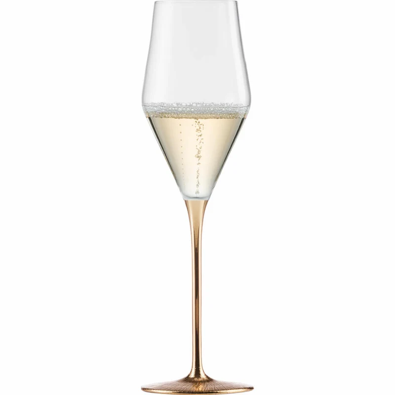Eisch Champagnergläser Ravi Gold, 2er Set, Champagnerglas, Glas, Kristallglas, 260 ml, 75751870