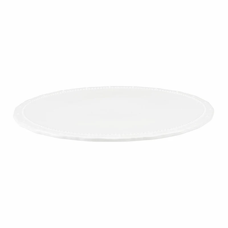 Birkmann Tortenteller Vintage, Tortenplatte, Servierteller, Teller, Keramik, Weiß, Ø 33 cm, 443624