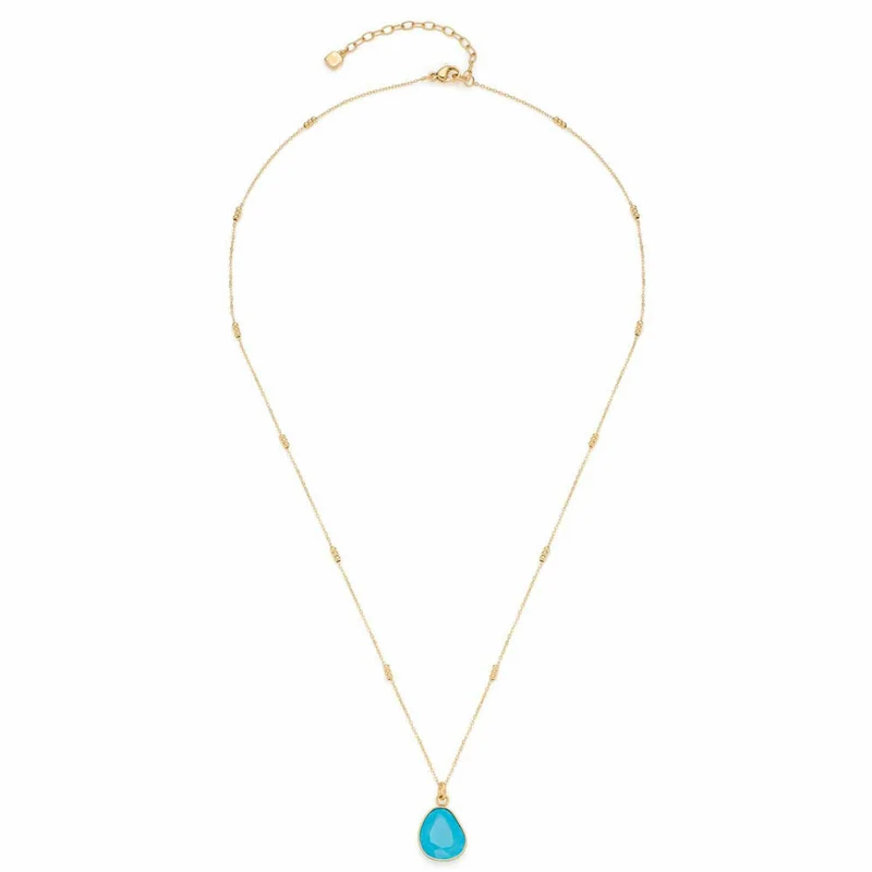 Leonardo Jewels Halskette Evi CIAO, Kette, Schmuckkette, Modeschmuck, Edelstahl IP Gold, Blau, 023798