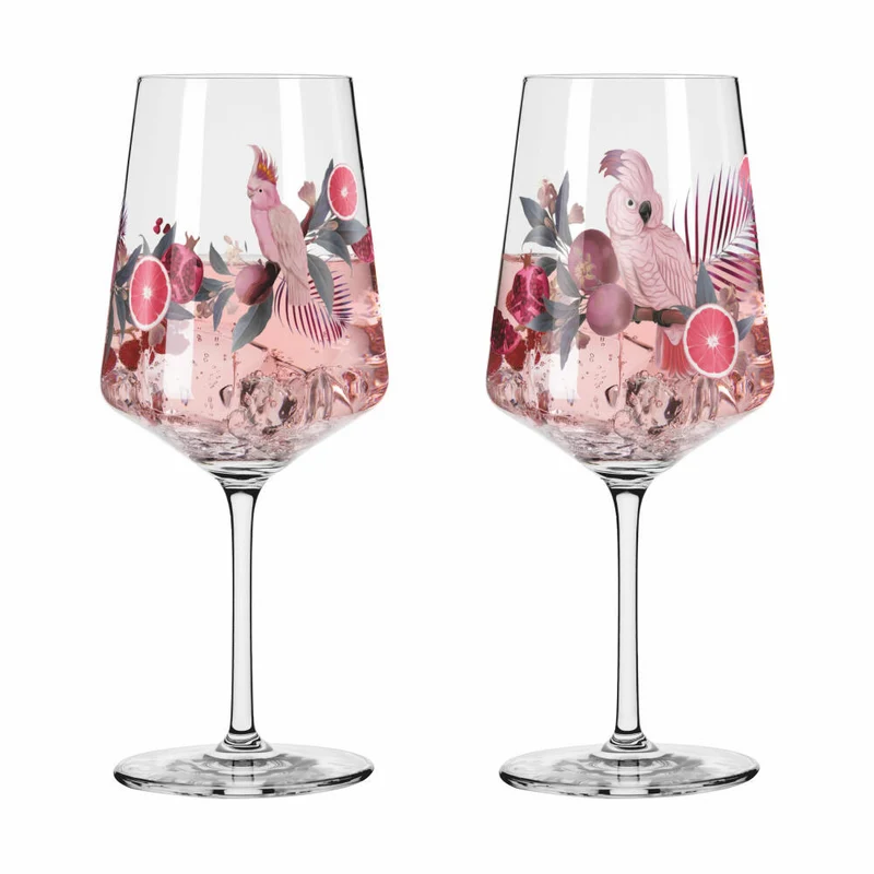 Ritzenhoff Sommersonett Sprizz F24, 2er Set, R. Richter, Aperol-Glas, Aperitifglas, Kristallglas, 544 ml, 6011003