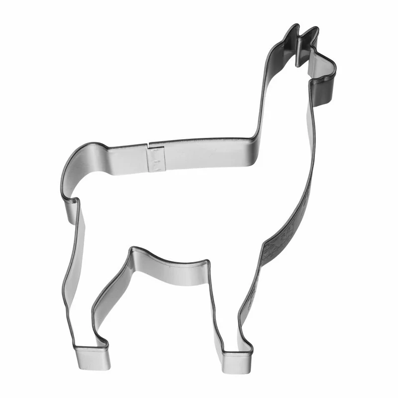 Birkmann Ausstechform Lama, Plätzchenform, Ausstecher, Ausstechform, Keks Form, Edelstahl, 8,5 cm, 198036