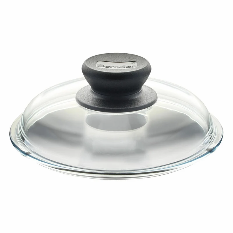 Berndes Gewölbter Glasdeckel mit Kunststoffknauf, Glas, Transparent, Ø 16 cm, 004416