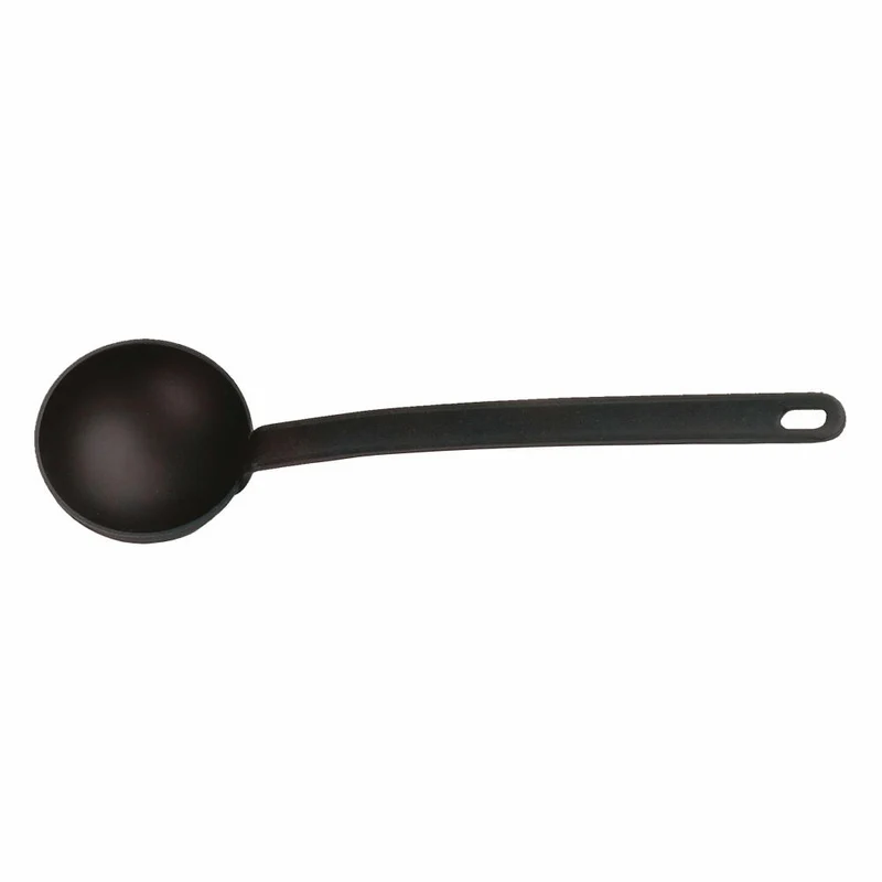 Berndes Küchenhelfer Schöpflöffel, Servierlöffel, Kunststoff, Schwarz, 009015