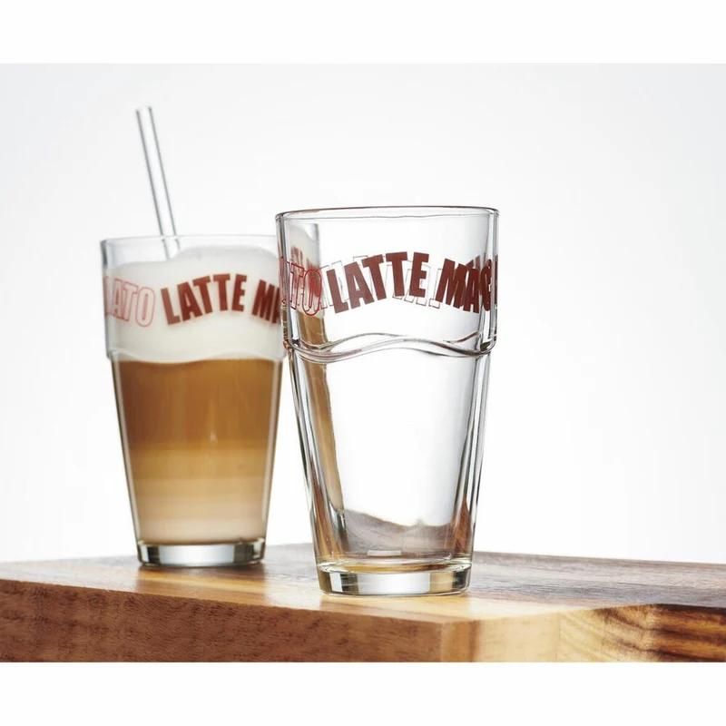 Ritzenhoff & Breker Figaro Kaffeebecher Latte-Macchiato, Kaffee Becher, Kaffeeglas, Glas, 320 ml, 134629