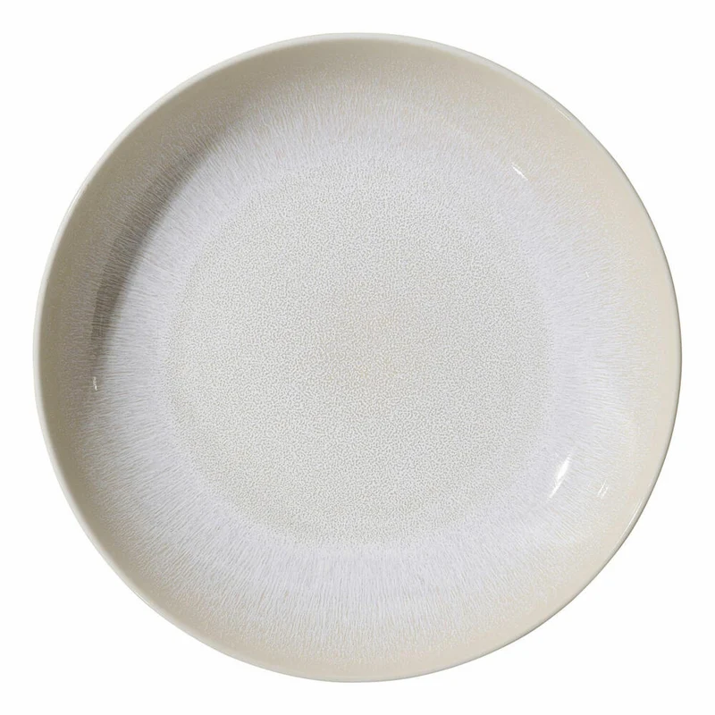 Ritzenhoff & Breker Laredo Suppenteller, Pastateller, Tiefer Teller, Steinzeug, Creme, Ø 23 cm, 423389