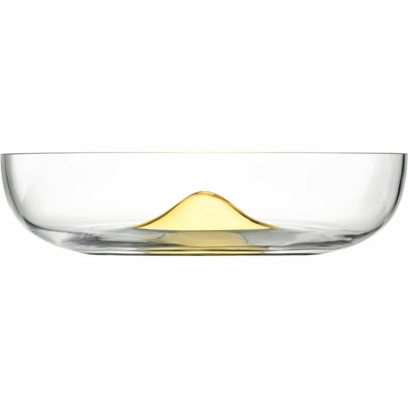 Eisch Schale Cali, Servierschale, Salatschale, Dekoschale, Kristallglas, Gold, Ø 32.5 cm, 76030433