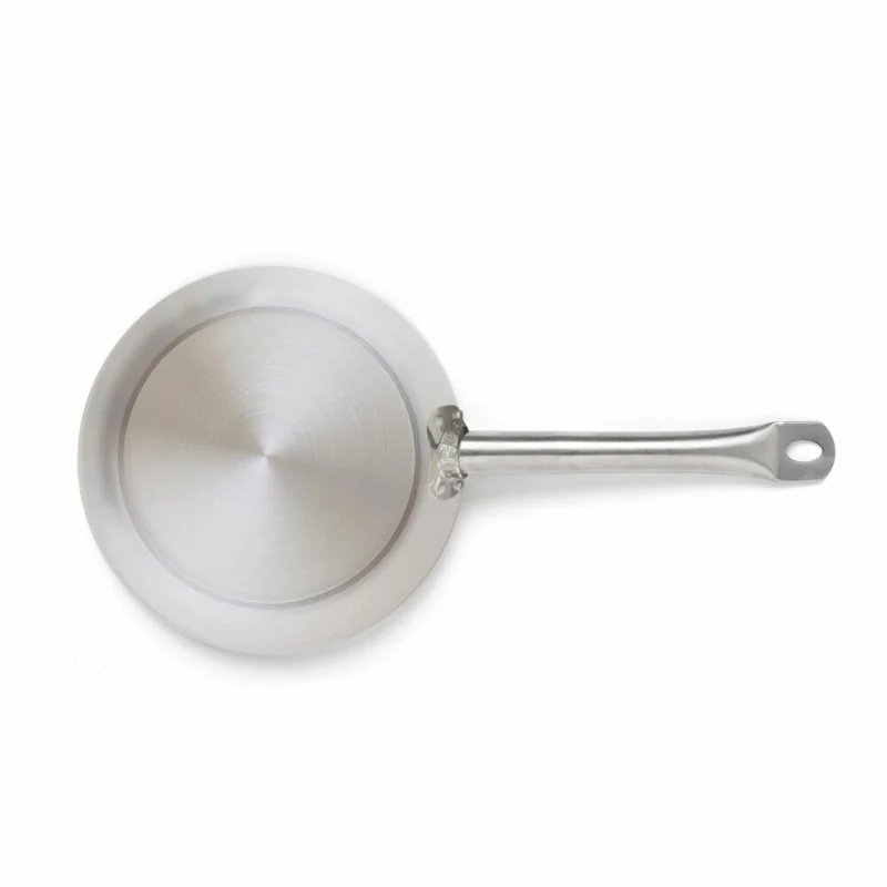 Comas Bratpfanne Fuji Induktion, Pfanne mit Sandwichboden, Edelstahl, Silber, 40 cm, 8520