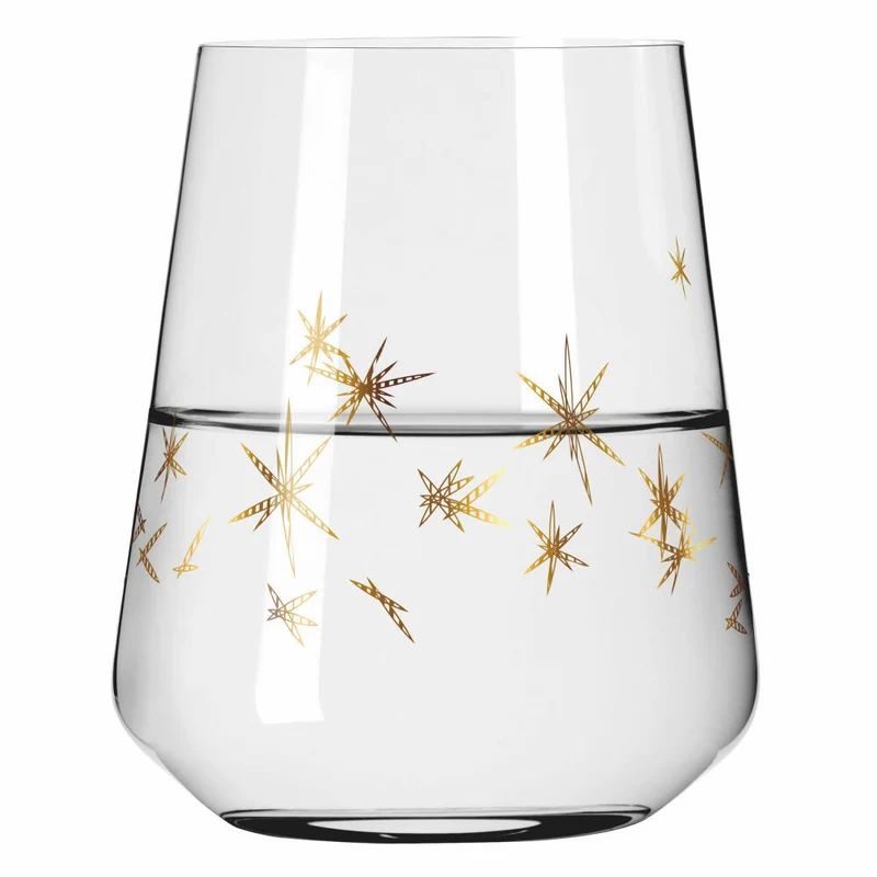 Ritzenhoff Wasserglas Celebration Deluxe 003, 6er Set, Romi Bohnenberg, Kristallglas, 510 ml, A0454480