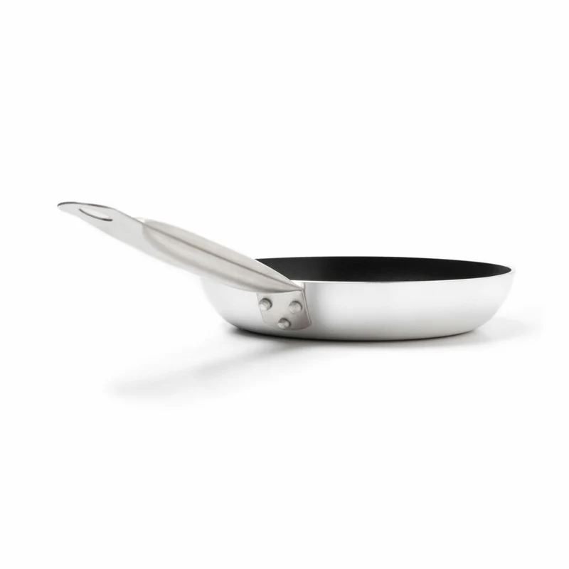 Comas Bratpfanne Etna, Pfanne mit Edelstahlgriff, Aluminium, Silber, Schwarz, 20 cm, 8343