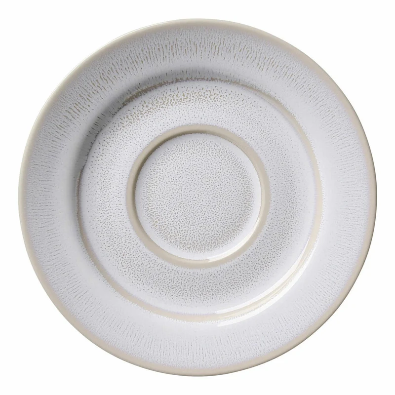 Ritzenhoff & Breker Laredo Espresso Untertasse, Unterteller, Untere, Steinzeug, Creme, Ø 12.5 cm, 423426