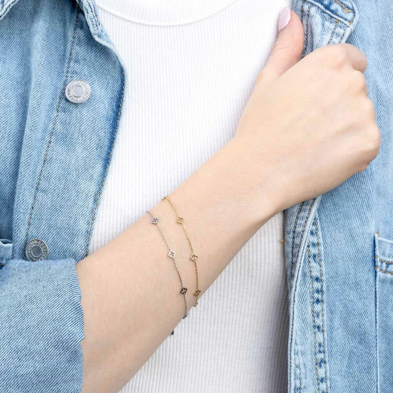 Leonardo Jewels Armband Janna CIAO, Schmuckarmband, Armkette, Modeschmuck, Edelstahl , Silber, 023899