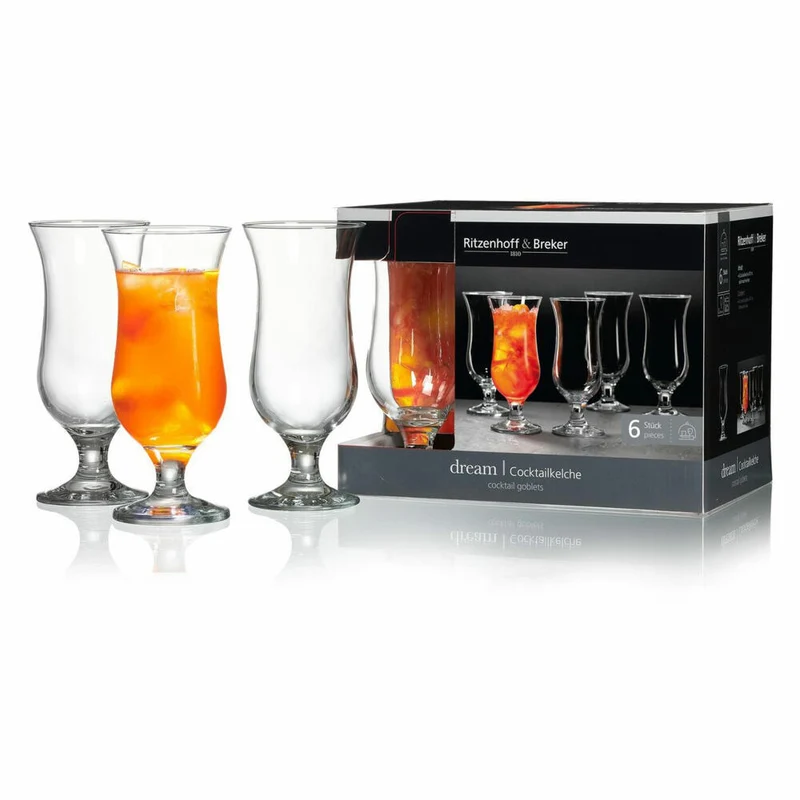 Ritzenhoff & Breker Dream Cocktailgläser, 6er Set, Cocktailglas, Cocktail Glas, 470 ml, 817768