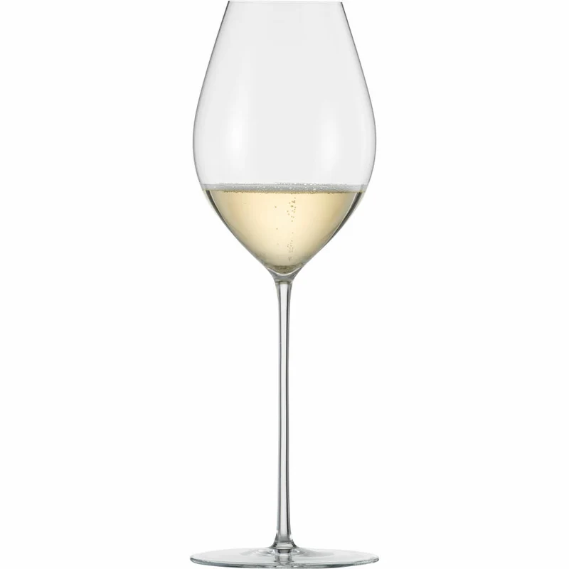 Eisch Champagnergläser Unity Sensis plus, 2er Set, mit Moussierpunkt, Champagner Glas, Kristallglas, 400 ml, 25224070