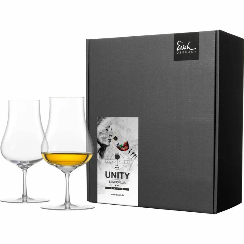 Eisch Malt Whiskygläser Unity Sensis plus, 2er Set, Tumbler, Whiskybecher, Kristallglas, 230 ml, 25224213