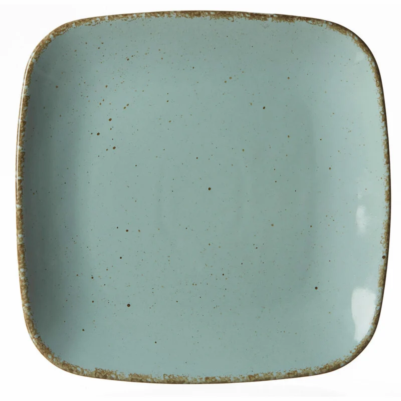 Ritzenhoff & Breker CASA Tafelservice 8-tlg., Geschirrset, Service, Quadratisch / Rund, Porzellan, Blau, 83187