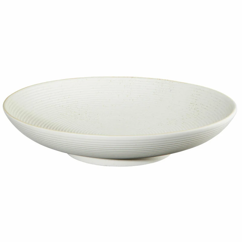 ASA Selection Japandi Schale, Dekoschale, Schüssel, Servierschale, Steingut, Soft Shell, Ø 35 cm, 73046249