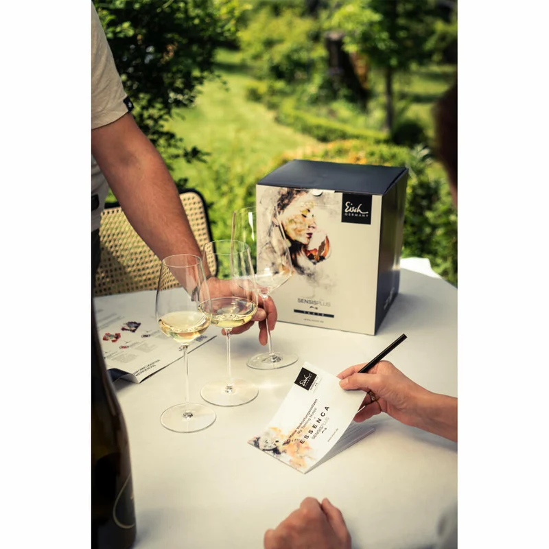 Eisch Tasting-Set Essenca Sensis plus, 3-tlg., Weinglas, Rotweinglas, Weißweinglas, Kristallglas, 25431099