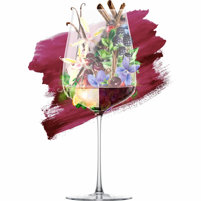 Eisch Allroundgläser Essenca Sensis plus, 2er Set, Weinglas, Kristallglas, 740 ml, 25434020
