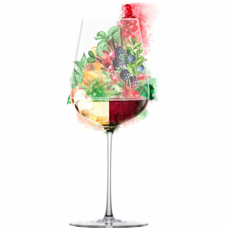 Eisch Allroundgläser Essenca Sensis plus, 2er Set, Weinglas, Kristallglas, 580 ml, 25434030