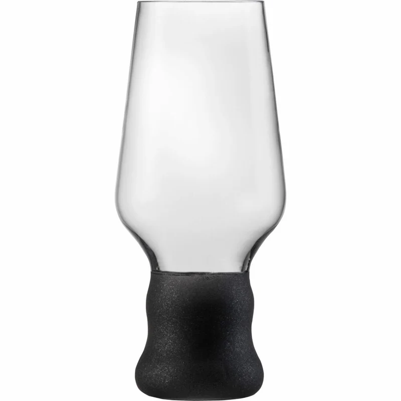 Eisch Becher Craft Beer Experts, 2er Set, Craftbeer, Bierglas, Kristallglas, Transparent / Schwarz, 450 ml, 30020372