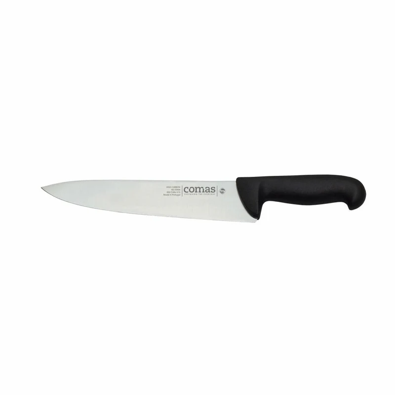 Comas Kochmesser Carbon, Küchenmesser, Stahl, PP, Schwarz, 18 cm Klinge, 10074