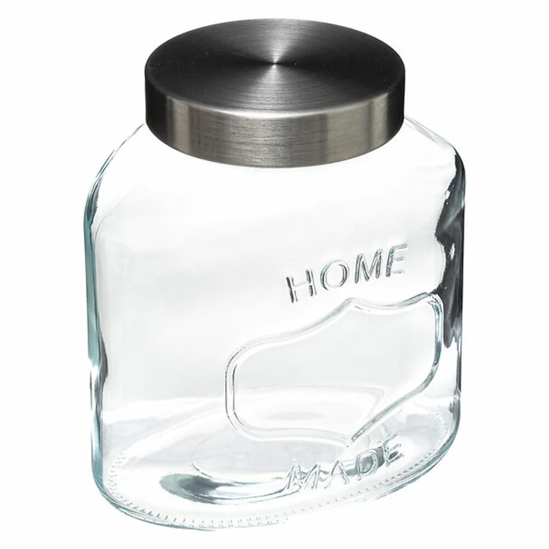 5five Simply Smart Einmachglas Home Made, Vorratsglas, Glas, Edelstahl, Transparent, 2.5 L, 179632