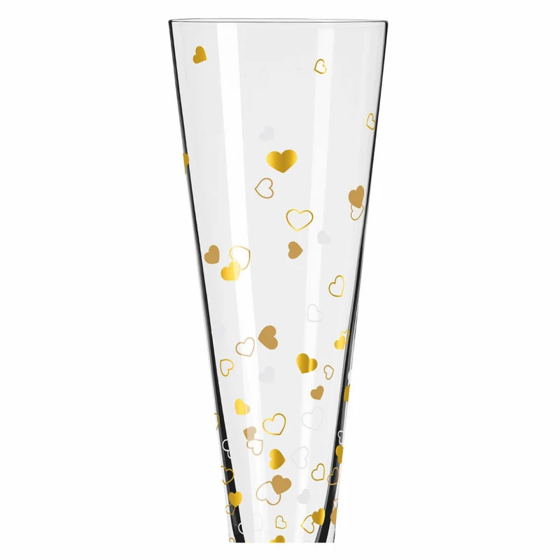 Ritzenhoff Goldnacht Champus-Duett F24, 2er Set, A. Vasconcelos, Champagnerglas, Kristallglas, 205 ml, 6031007