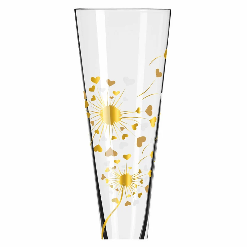 Ritzenhoff Goldnacht Champus-Duett F24, 2er Set, A. Vasconcelos, Champagnerglas, Kristallglas, 205 ml, 6031007
