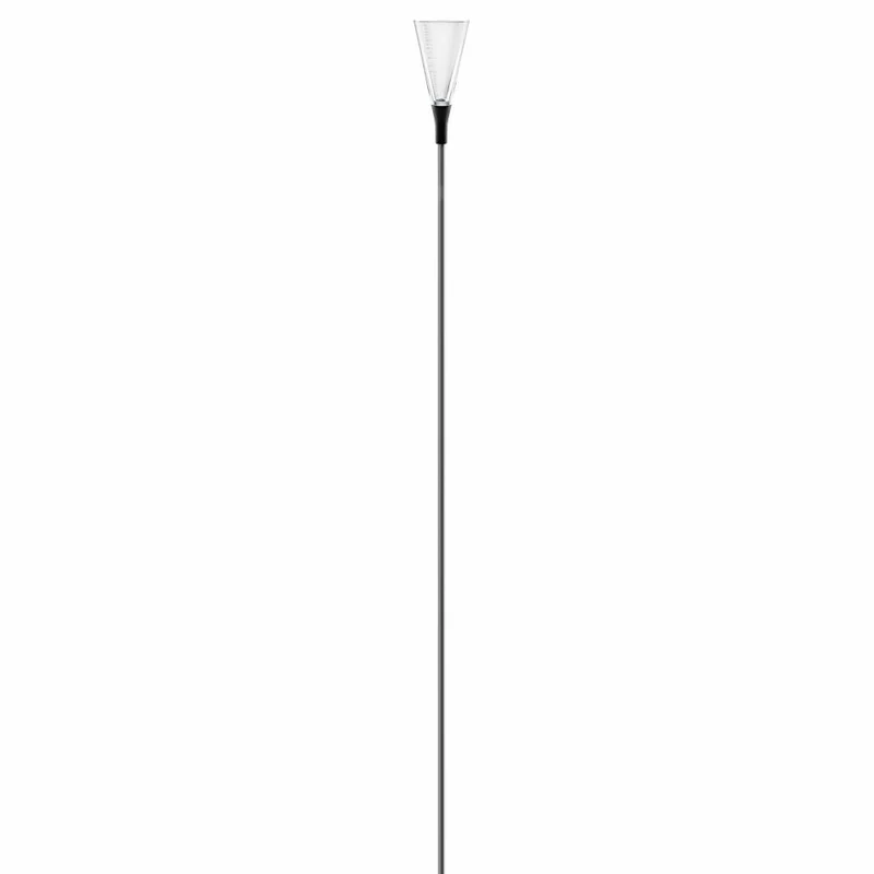 Eva Solo Niederschlagsmesser, Regenmesser, Draußen, Garten, Gartendekoration, Edelstahl/Glas/Nylon, H 13 cm, 571038