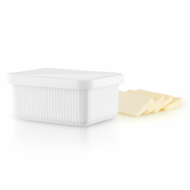 Eva Solo Butterdose, Butterglocke, Butterschale, Porzellan, 5,7x9,6x12 cm, Weiß, 886263