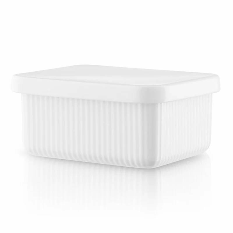 Eva Solo Butterdose, Butterglocke, Butterschale, Porzellan, 5,7x9,6x12 cm, Weiß, 886263