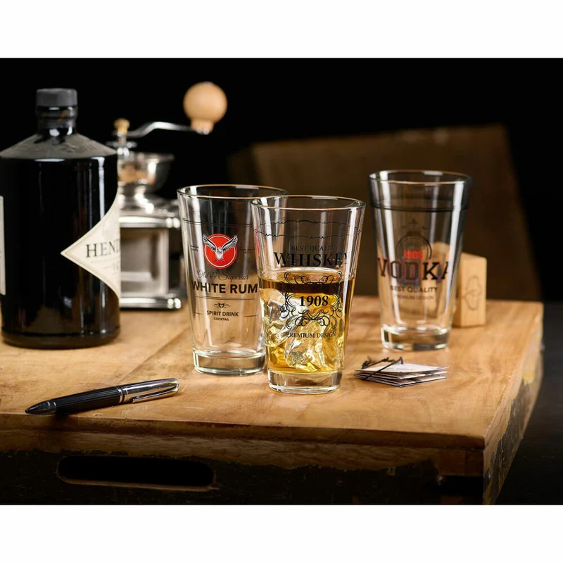 Ritzenhoff & Breker Vodka Spirits Becher, Longdrinkglas, Cocktailglas, Trinkglas, Glas, 330 ml, 818581