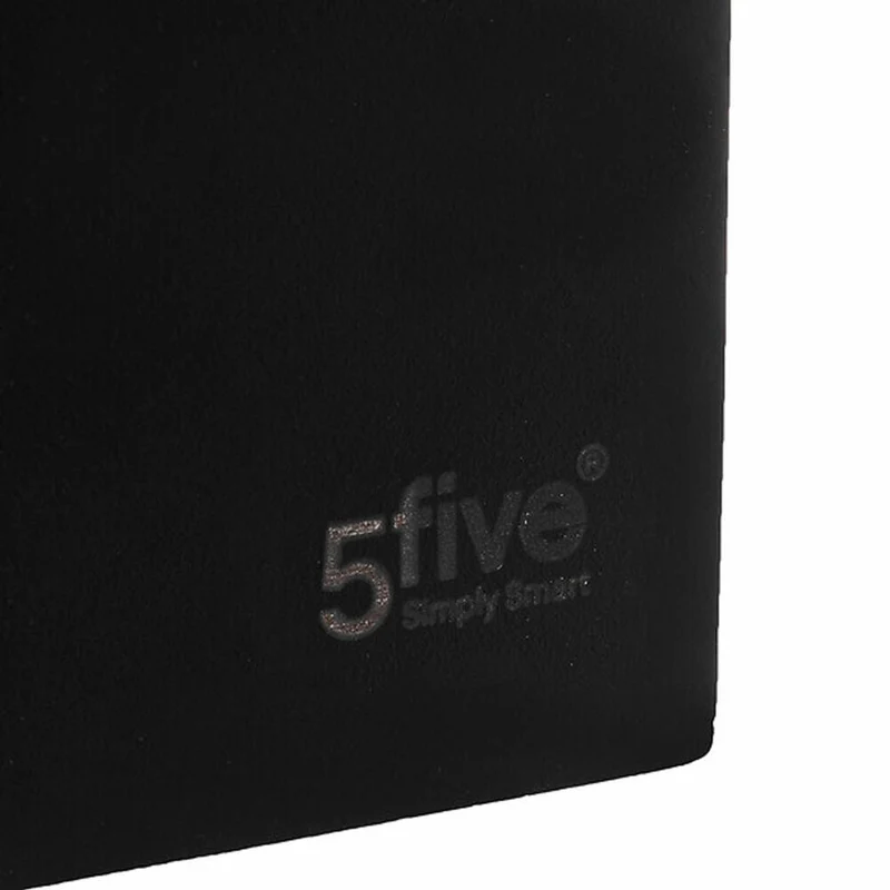 5five Simply Smart Aufbewahrungsboxen-Set Bava 3-tlg., MDF, Bambus, Schwarz, 181365