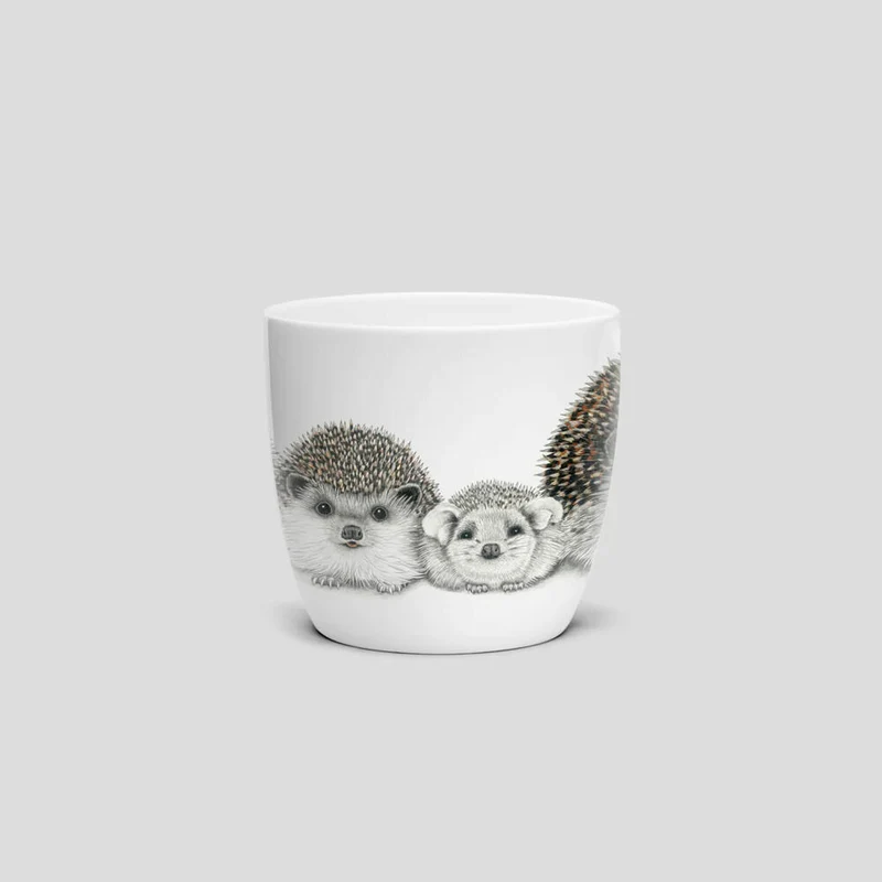 Charlotte Nicolin Becher Henrys Family, Tasse, Igel, Fine Bone China, Bunt, 415 ml, MU7502