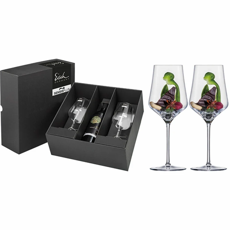 Eisch Rotweingläser Cuvée Sky Sensis plus, 2er Set, Rotweinglas, Weinglas, Kristallglas, 490 ml, 25183020