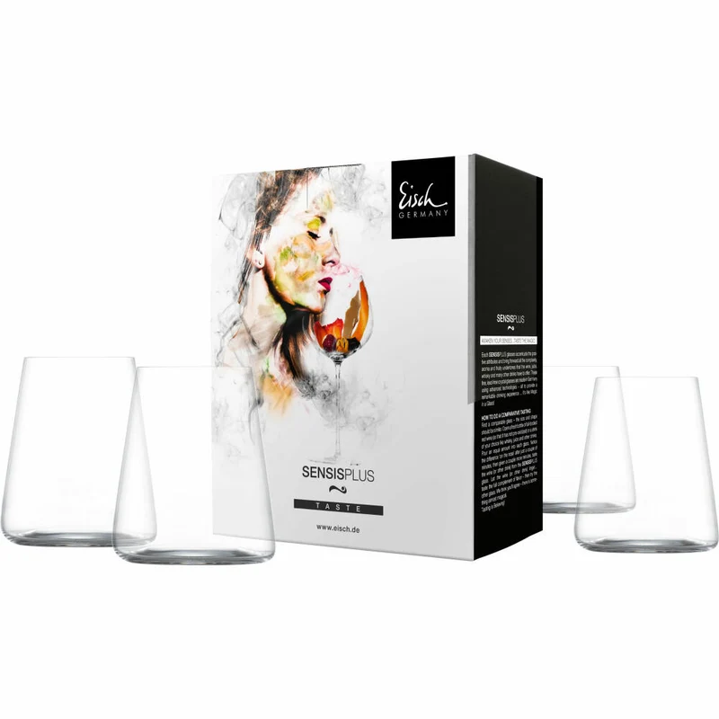 Eisch Allroundbecher Sky Sensis plus, 4er Set, Weinglas, Trinkglas, Kristallglas, 500 ml, 25185091
