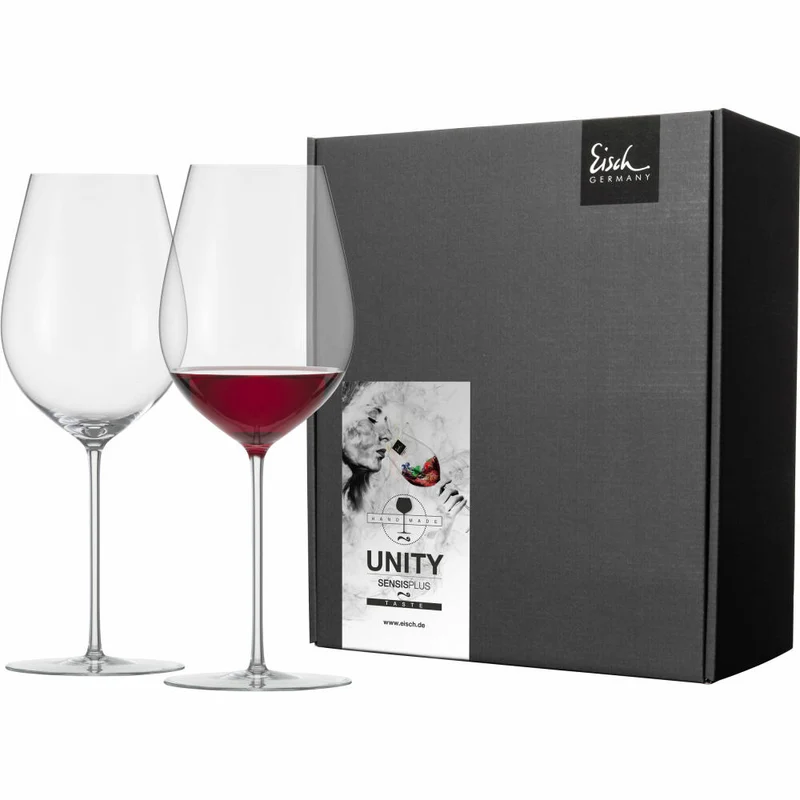 Eisch Bordeauxgläser Grand Cru Unity Sensis plus, 2er Set, Rotweinglas, Weinglas, Kristallglas, 850 ml, 25224021