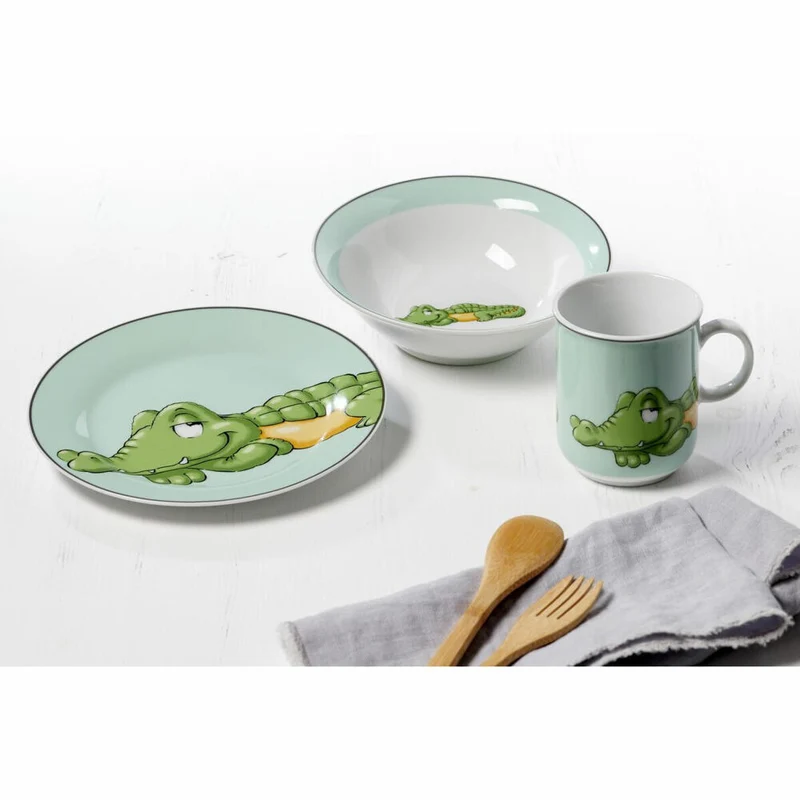 Ritzenhoff & Breker Happy Zoo Koko Kinder-Trink-Becher, Kinderbecher, Tasse, Kinder, Porzellan, 270 ml, 413298