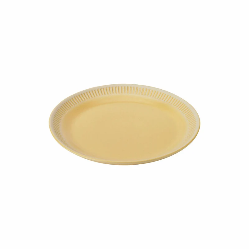 Knabstrup Essteller Colorit, Speiseteller, Teller, Steinzeug, Yellow, 19 cm, K1400-8